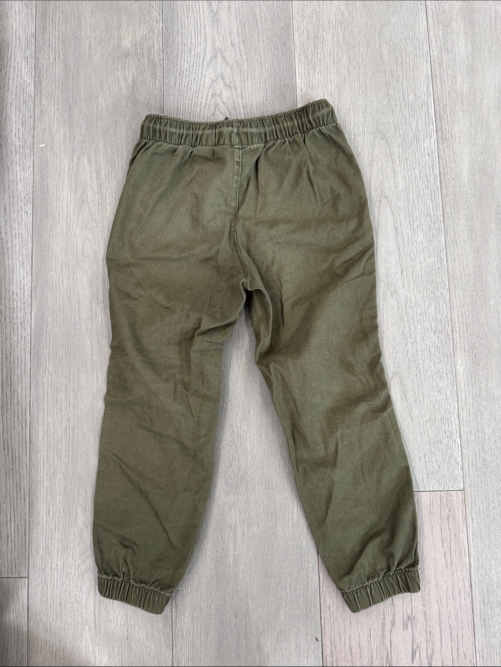 H&M Olive Green Kids Jogger Pants - Picture 2 of 2